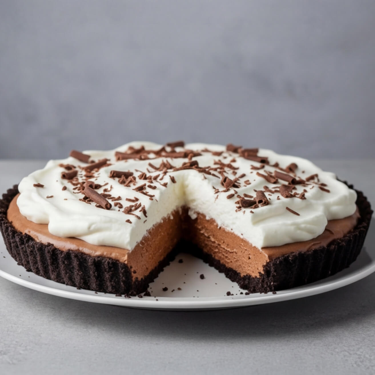 Chocolate Mousse Pie – Light, Creamy & Absolutely Decadent