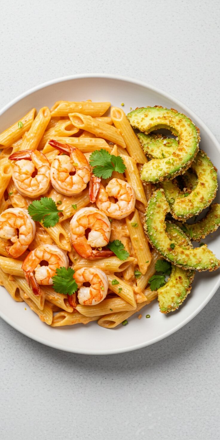 Creamy Chipotle Pasta with Shrimp, Quick Weeknight Meal