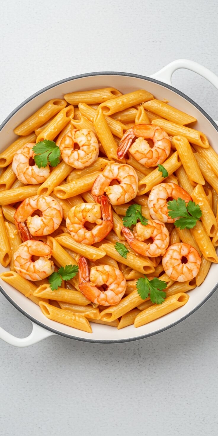Creamy Chipotle Pasta with Shrimp, Quick Weeknight Meal