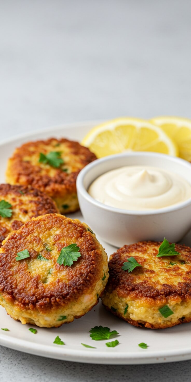 Crispy on the outside, tender inside, these shrimp cakes are bursting with fresh herbs and flavor. It’s perfect for weeknight dinners and appetizers. 🦐🥢🍋