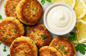 Crispy on the outside, tender inside, these shrimp cakes are bursting with fresh herbs and flavor. It’s perfect for weeknight dinners and appetizers. 🦐🥢🍋