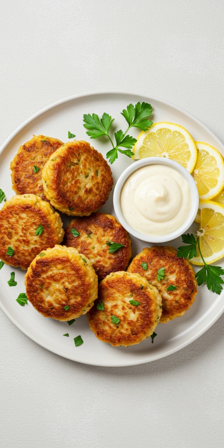 Crispy on the outside, tender inside, these shrimp cakes are bursting with fresh herbs and flavor. It’s perfect for weeknight dinners and appetizers. 🦐🥢🍋
