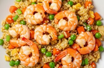 This Shrimp Fried Rice is loaded with tender shrimp, fluffy rice, and crisp veggies for a quick and delicious meal. It’s perfect for busy weeknights and takeout cravings.