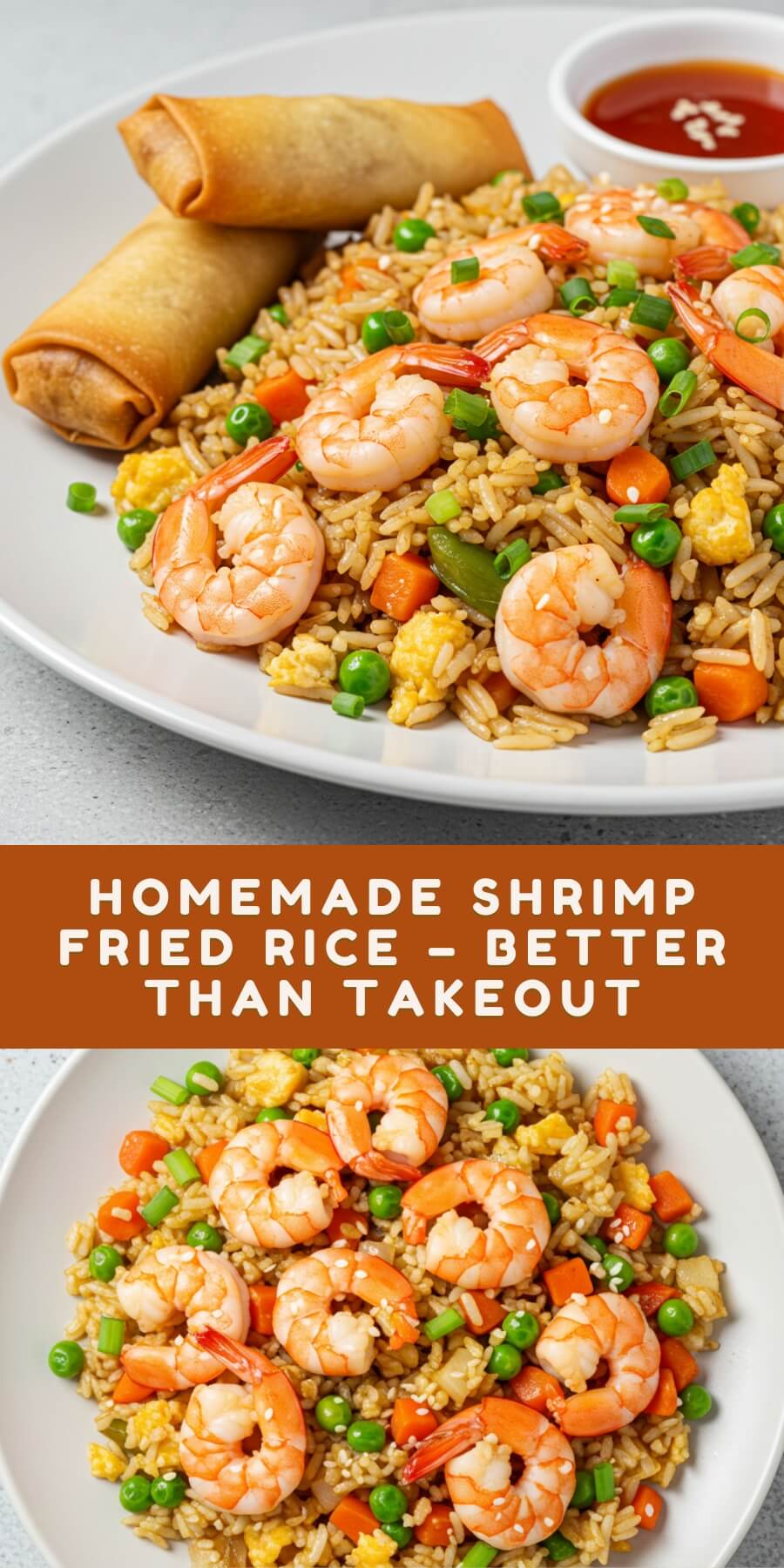 This Shrimp Fried Rice is loaded with tender shrimp, fluffy rice, and crisp veggies for a quick and delicious meal. It’s perfect for busy weeknights and takeout cravings.