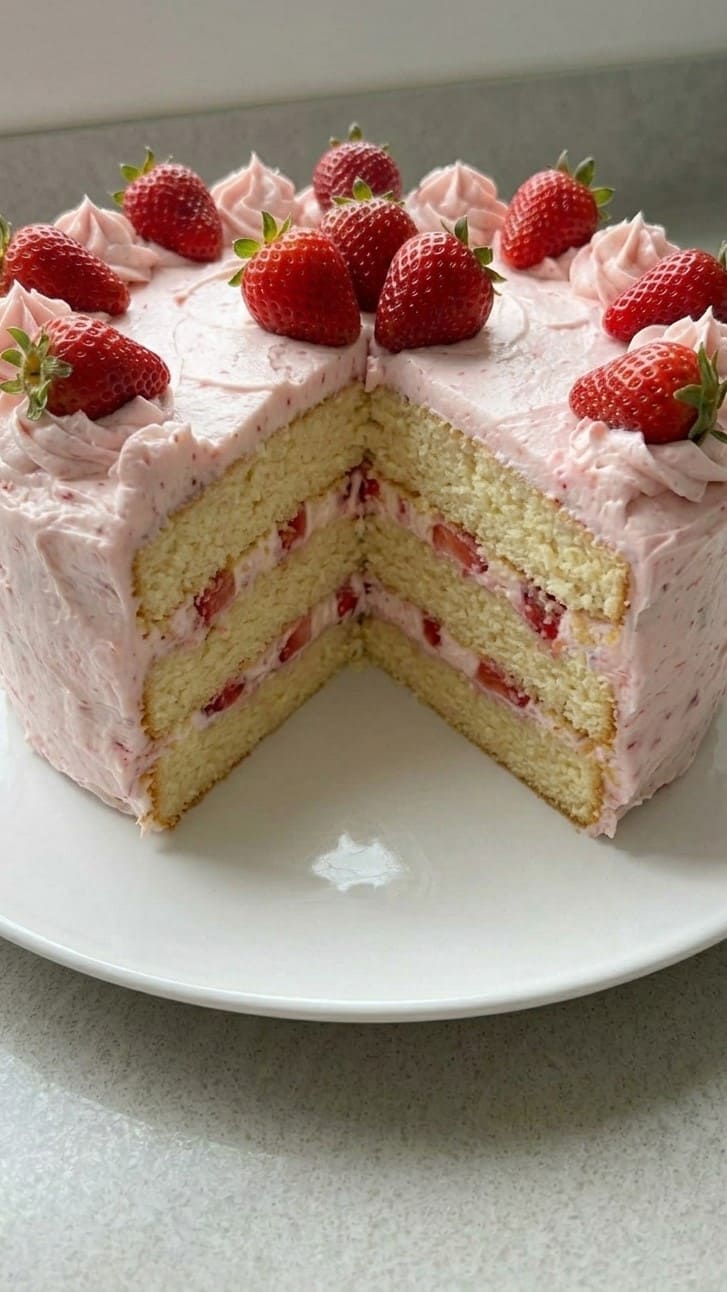 The Only Strawberry Cake Recipe You Will Ever Need