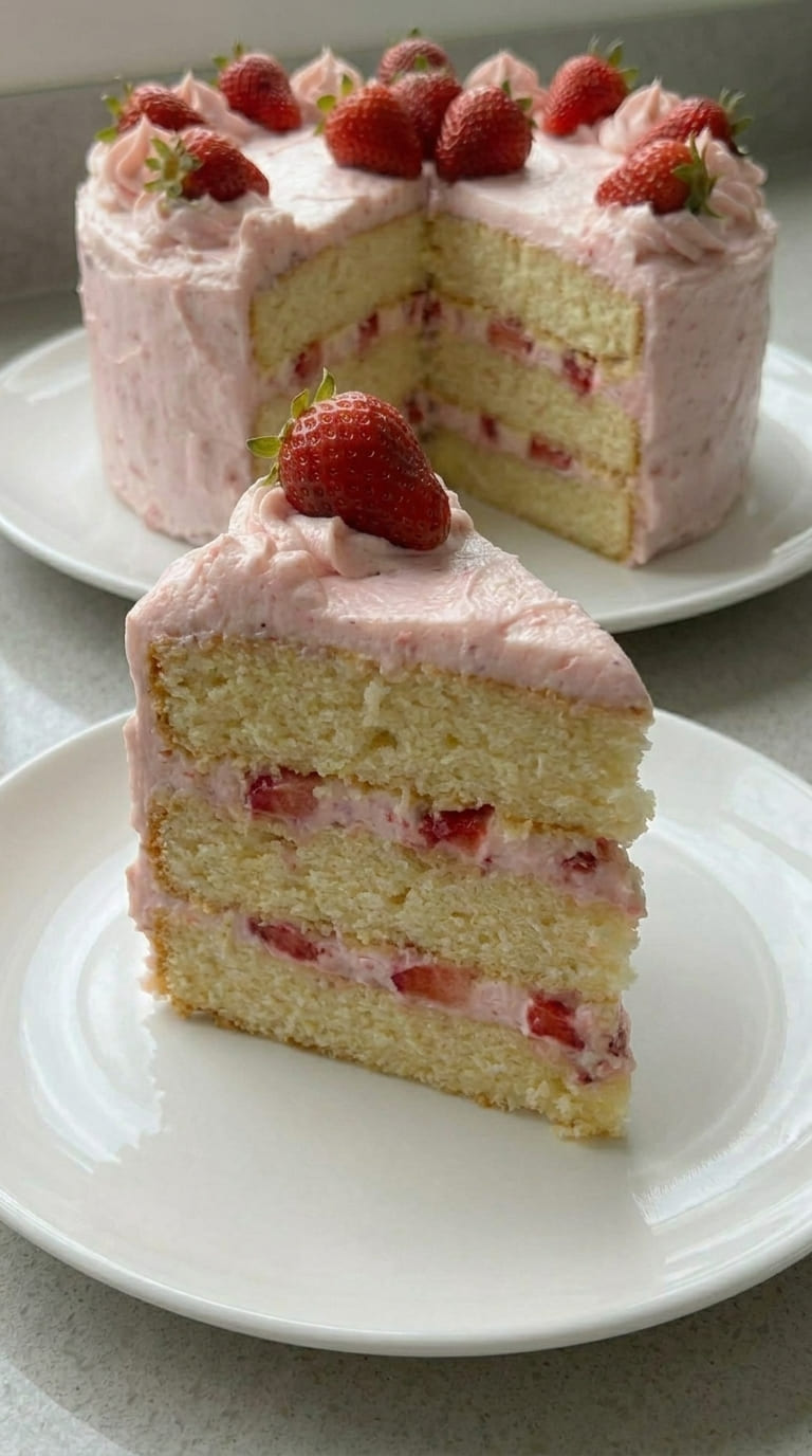 The Only Strawberry Cake Recipe You Will Ever Need