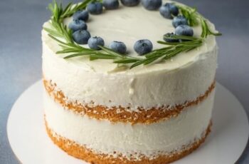 This White Cake is a classic dessert featuring a soft, tender crumb and a delicate vanilla flavor. Made with egg whites for a pristine white color and topped with a creamy vanilla frosting, this cake is perfect for any occasion. The combination of sour cream, milk, and butter ensures every bite is moist and rich, while the frosting adds a luscious sweetness to complement the cake's light texture.
