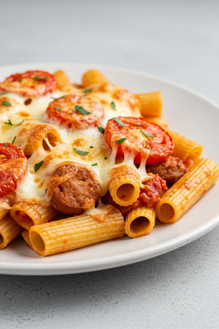 Cheesy Baked Rigatoni – Easy Comfort Food Pasta