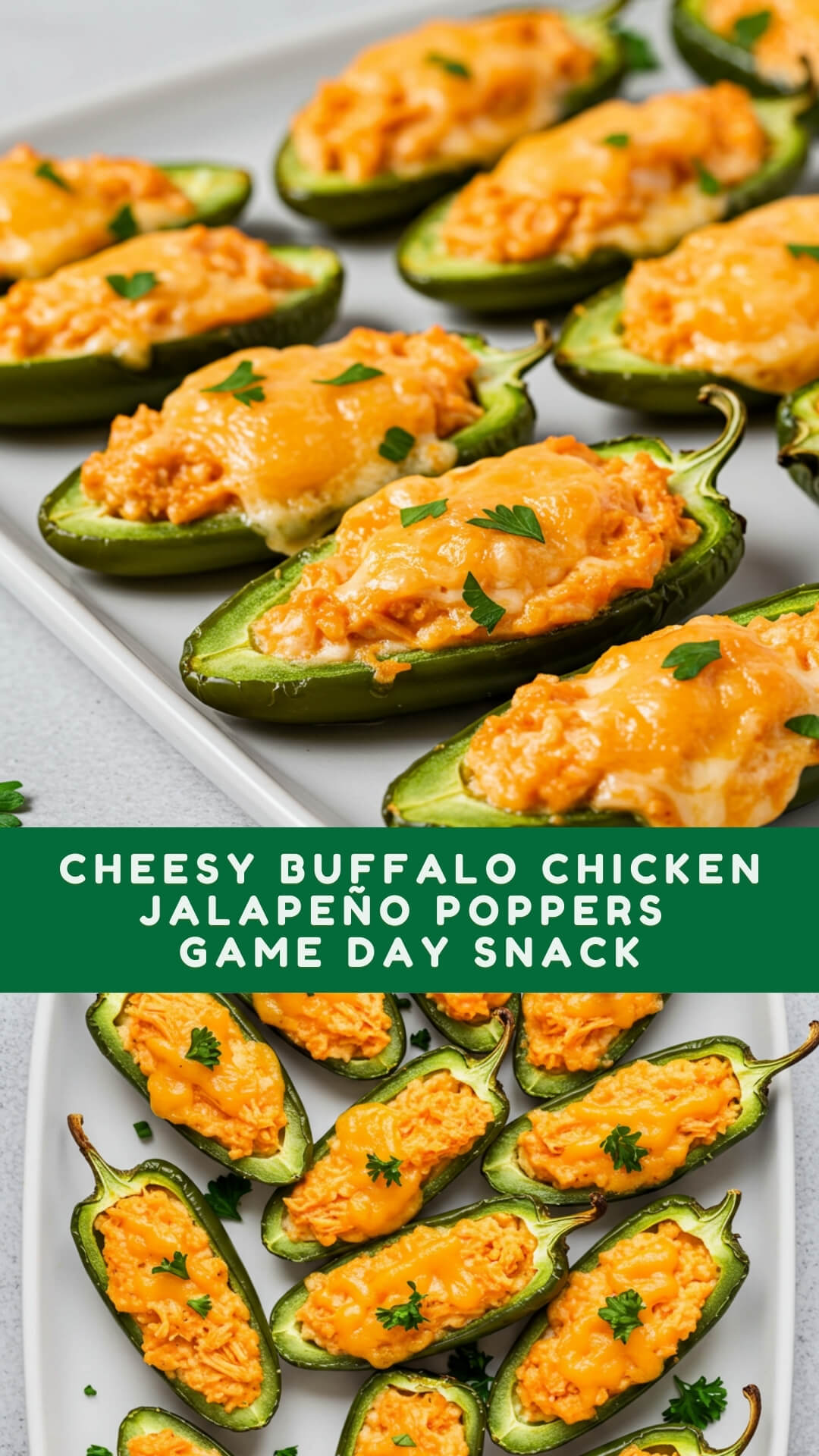Cheesy Buffalo Chicken Jalapeño Poppers – Game Day Snack