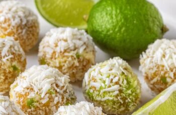 Key Lime Pie Energy Bites are tangy, naturally sweet, and packed with cashews, dates, and coconut—perfect for a refreshing, healthy snack on the go!