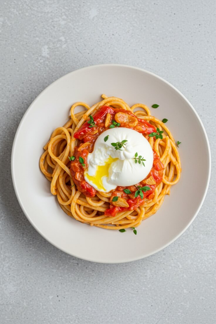 Creamy Roasted Red Pepper Pasta – Easy Weeknight Dinner