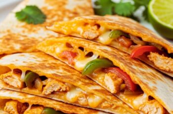 Easy Chicken Fajita Quesadillas – Cheesy and Flavorful