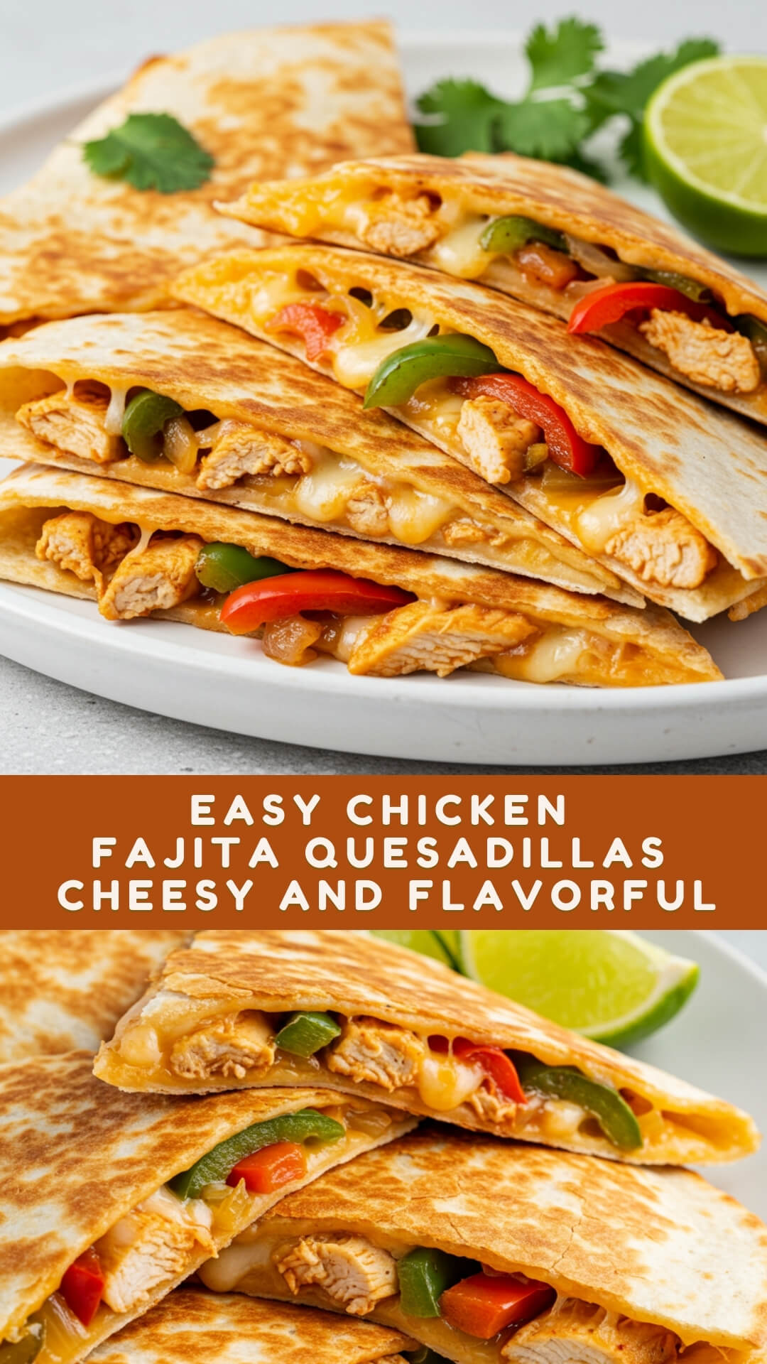 Easy Chicken Fajita Quesadillas – Cheesy and Flavorful