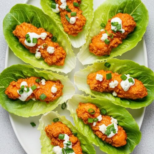 Buffalo Chicken Lettuce Wraps – Easy Low Carb Meal