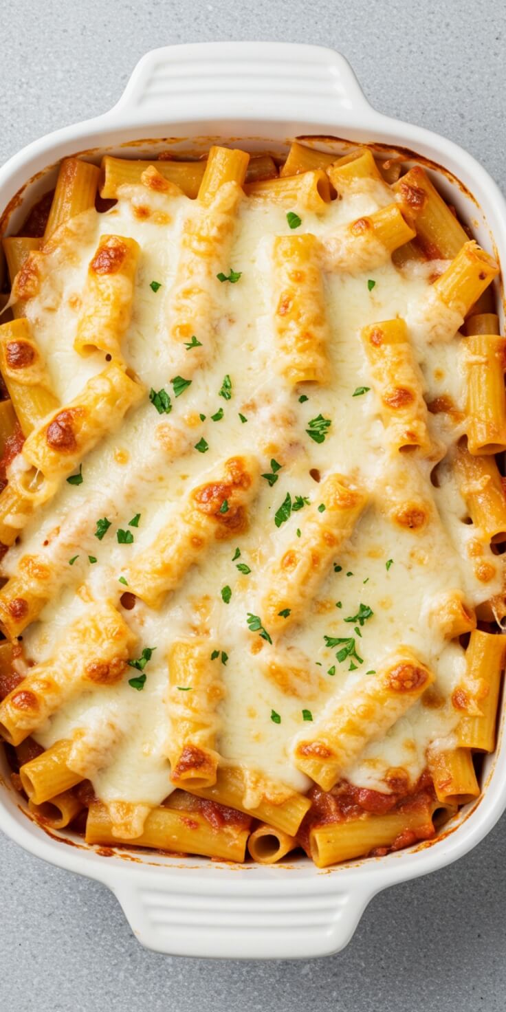 Homemade Olive Garden Five Cheese Ziti Al Forno