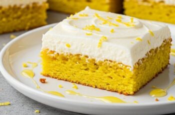 Soft, zesty, and sweet, these easy lemon brownies are finished with a simple lemon glaze—no fuss, all flavor!