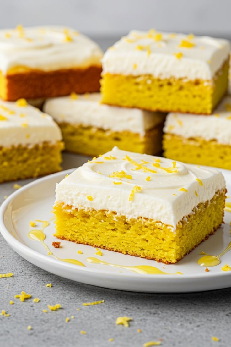 Soft, zesty, and sweet, these easy lemon brownies are finished with a simple lemon glaze—no fuss, all flavor!