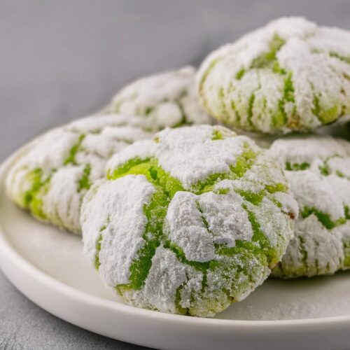 Lime Crinkle Cookies are soft, chewy, and bursting with zesty lime flavor. Coated in powdered sugar, they bake into beautiful crinkles with a bright citrusy taste.