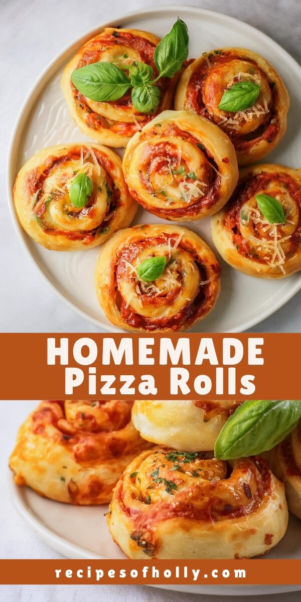 These Pizza Rolls are loaded with gooey mozzarella, zesty sauce, and optional pepperoni, all wrapped in soft pizza dough and baked to perfection. The ultimate snack!