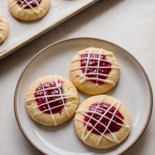 The Best Homemade Raspberry Almond Thumbprint Cookies