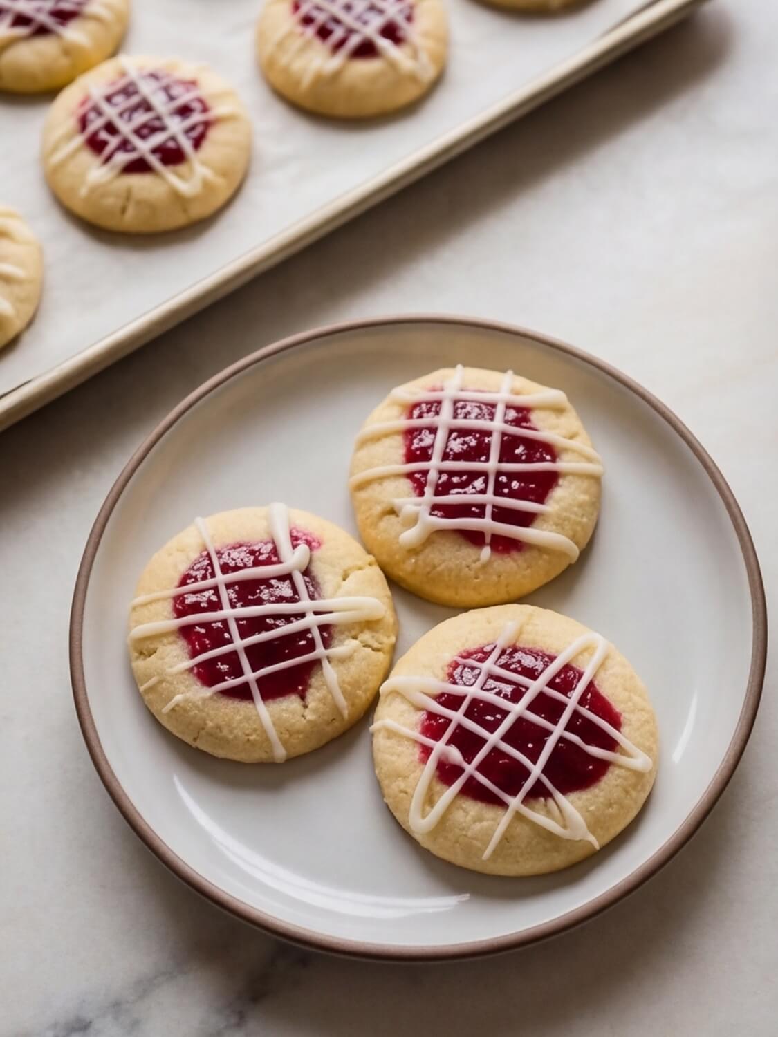 The Best Homemade Raspberry Almond Thumbprint Cookies