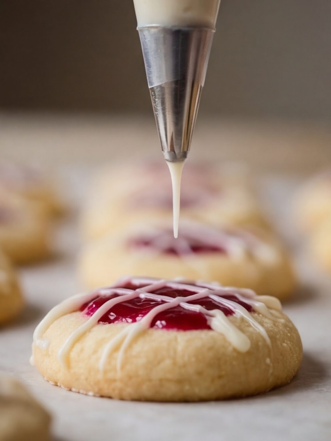 The Best Homemade Raspberry Almond Thumbprint Cookies