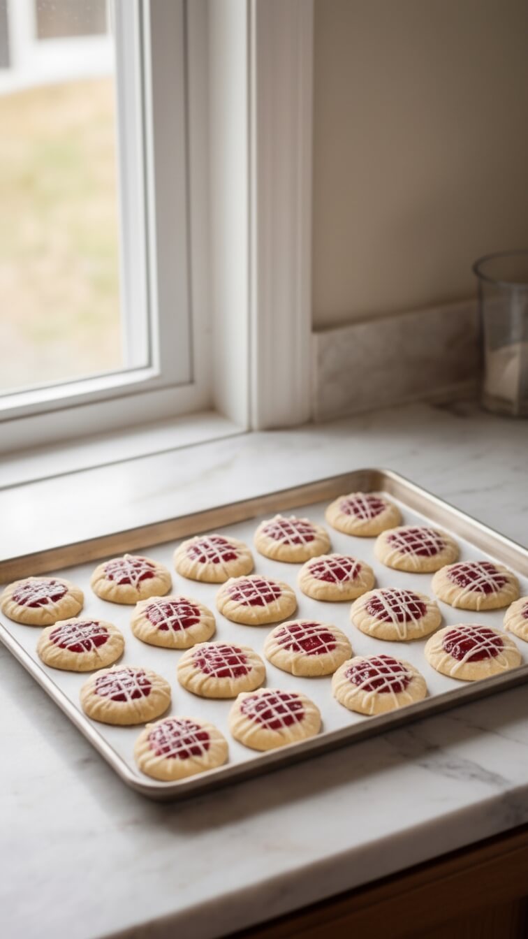 The Best Homemade Raspberry Almond Thumbprint Cookies