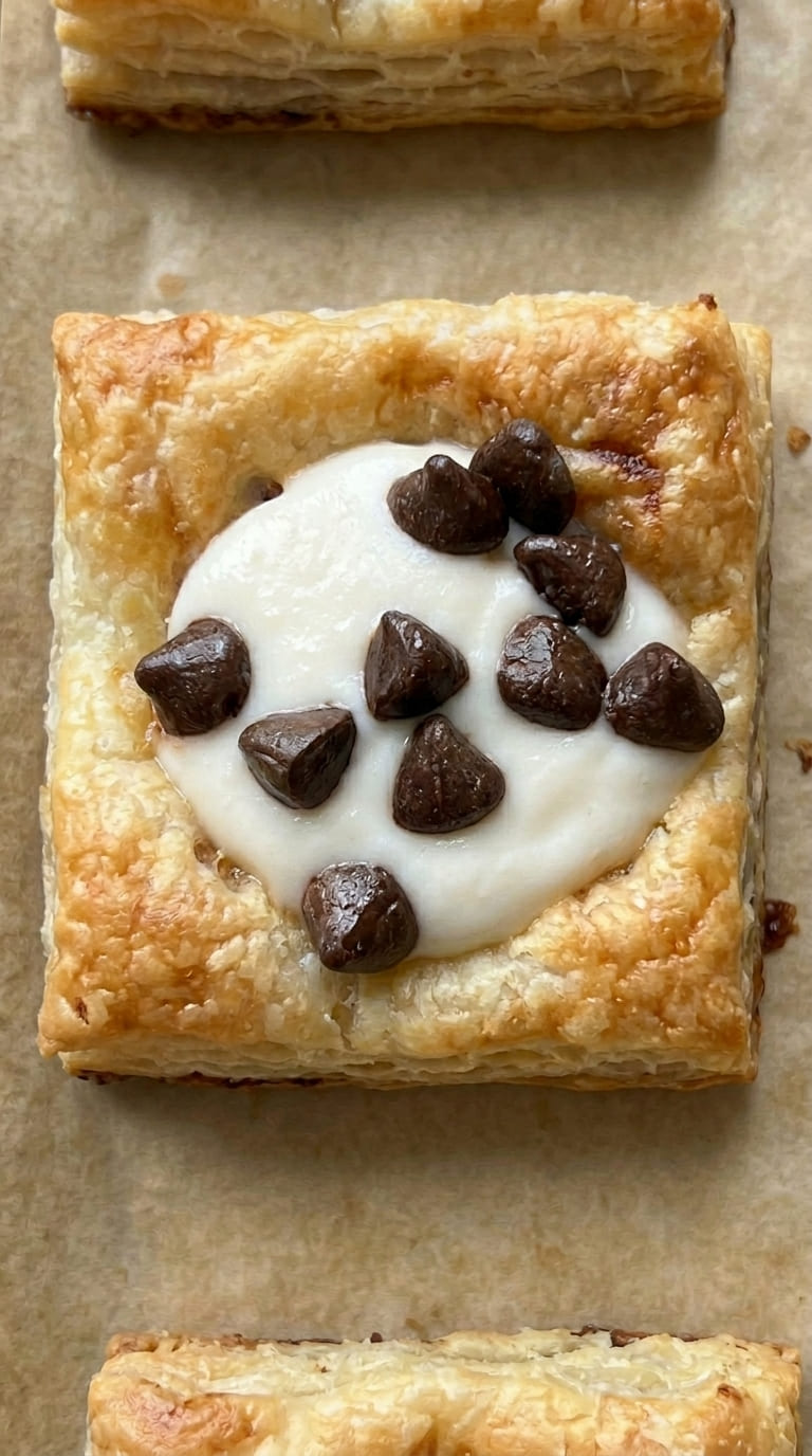 Homemade Ricotta Chocolate Chip Pastry – Bakery Style Treat