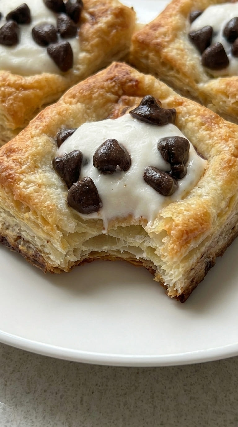 Homemade Ricotta Chocolate Chip Pastry – Bakery Style Treat