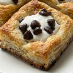 Homemade Ricotta Chocolate Chip Pastry – Bakery Style Treat