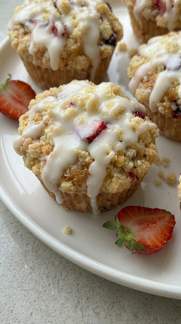 The Best Strawberry Cream Cheese Muffins, Easy Homemade Recipe