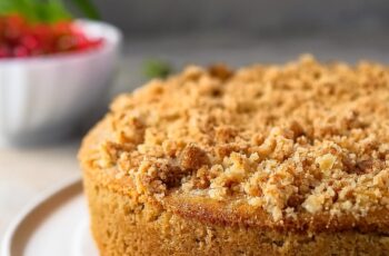This classic Streusel Coffee Cake is soft, buttery, and topped with a sweet cinnamon crumble for the ultimate cozy treat—perfect with your morning coffee!