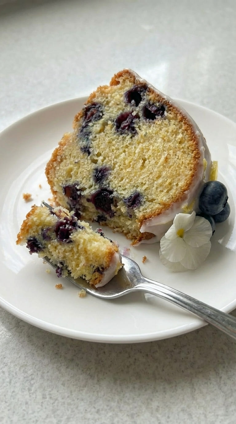 Homemade Blueberry Bundt Cake – Sweet, Soft & Irresistible