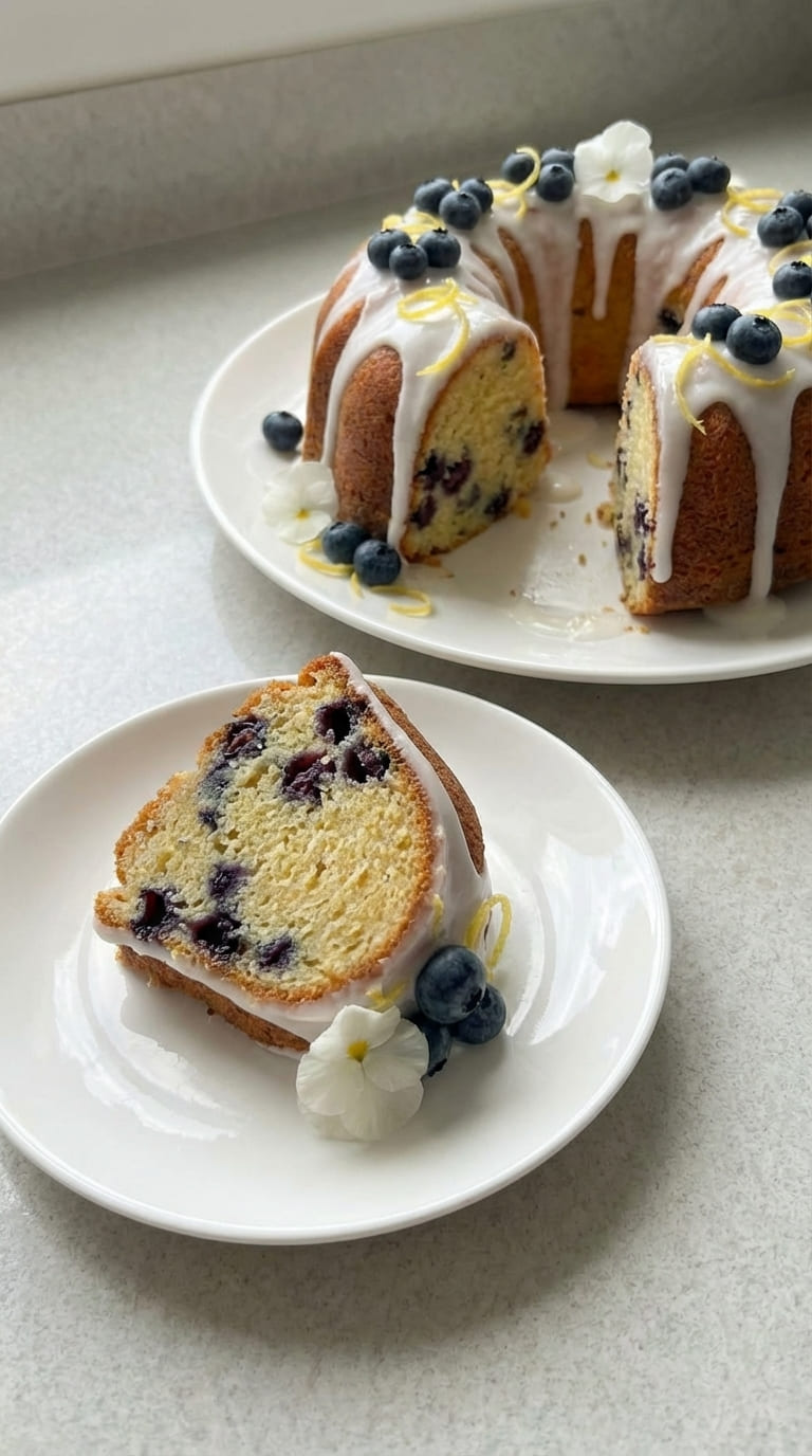 Homemade Blueberry Bundt Cake – Sweet, Soft & Irresistible