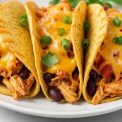 Best Cheesy Baked Chicken Tacos Recipe