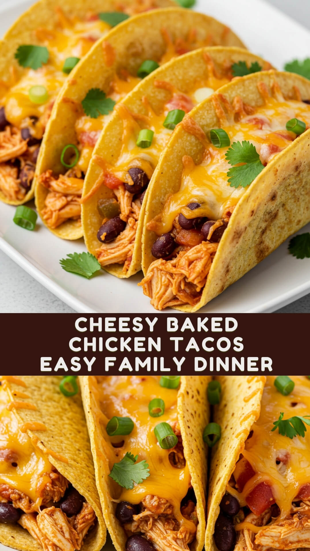 Best Cheesy Baked Chicken Tacos Recipe