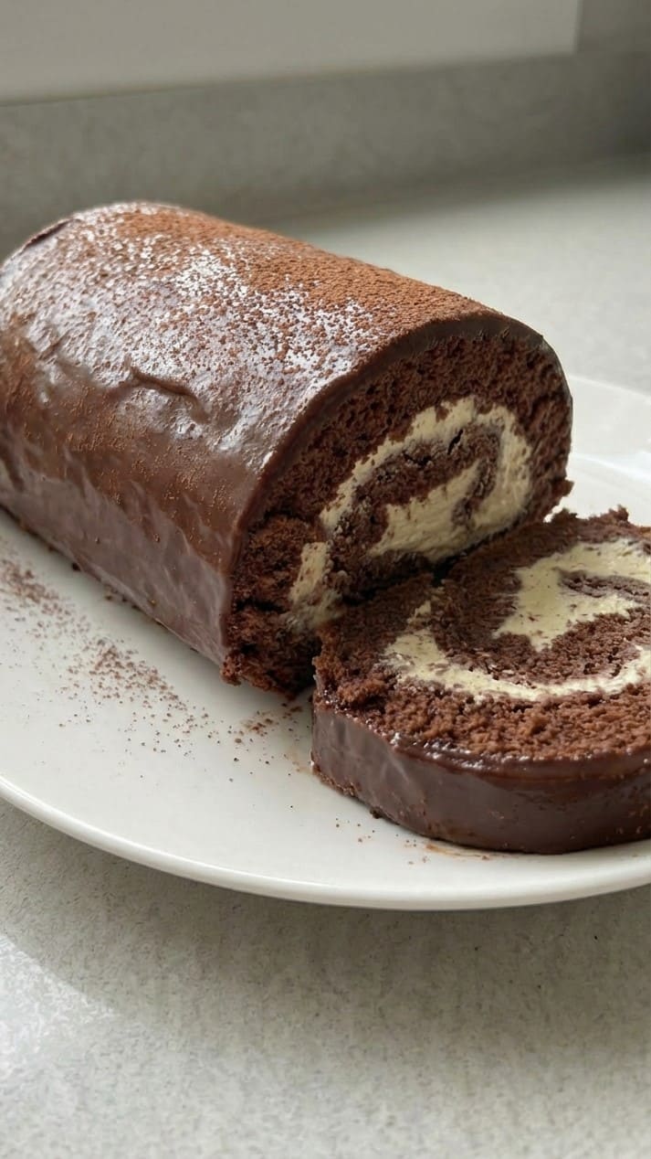 Easy Chocolate Swiss Roll Recipe with Rich Chocolate Flavor