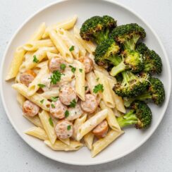 Comforting Creamy Sausage Pasta with Italian Sausage