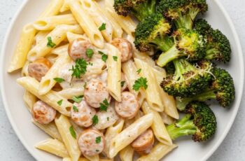 Comforting Creamy Sausage Pasta with Italian Sausage