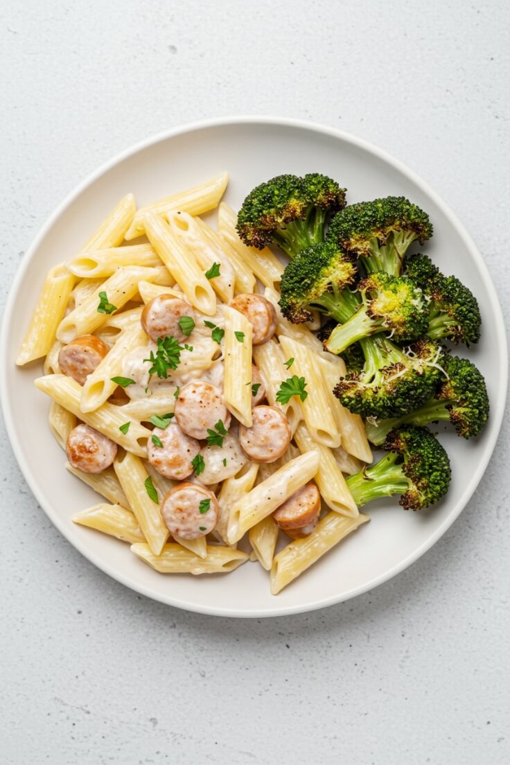 Comforting Creamy Sausage Pasta with Italian Sausage