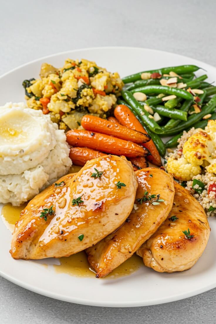 Juicy Honey Garlic Butter Chicken with Rich Sauce