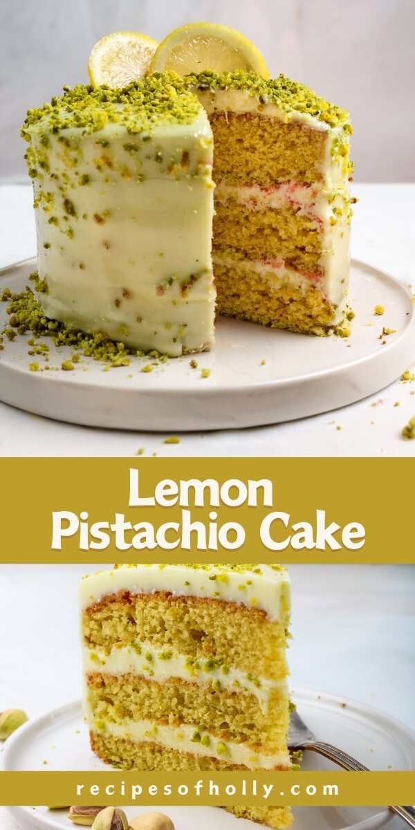 This Lemon Pistachio Cake with lemon frosting is sunshine in every bite—gluten-free and flavor-packed!
