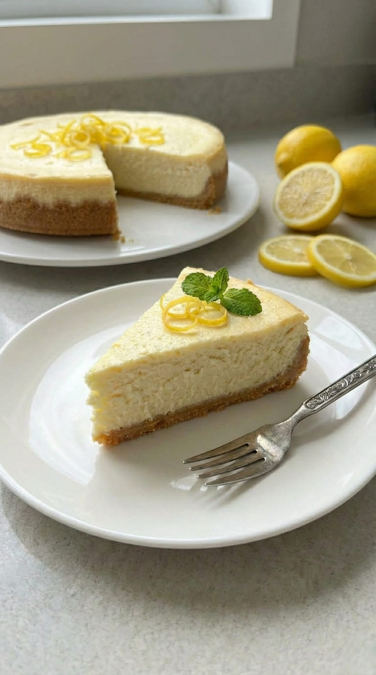 Lemon Ricotta Cheesecake