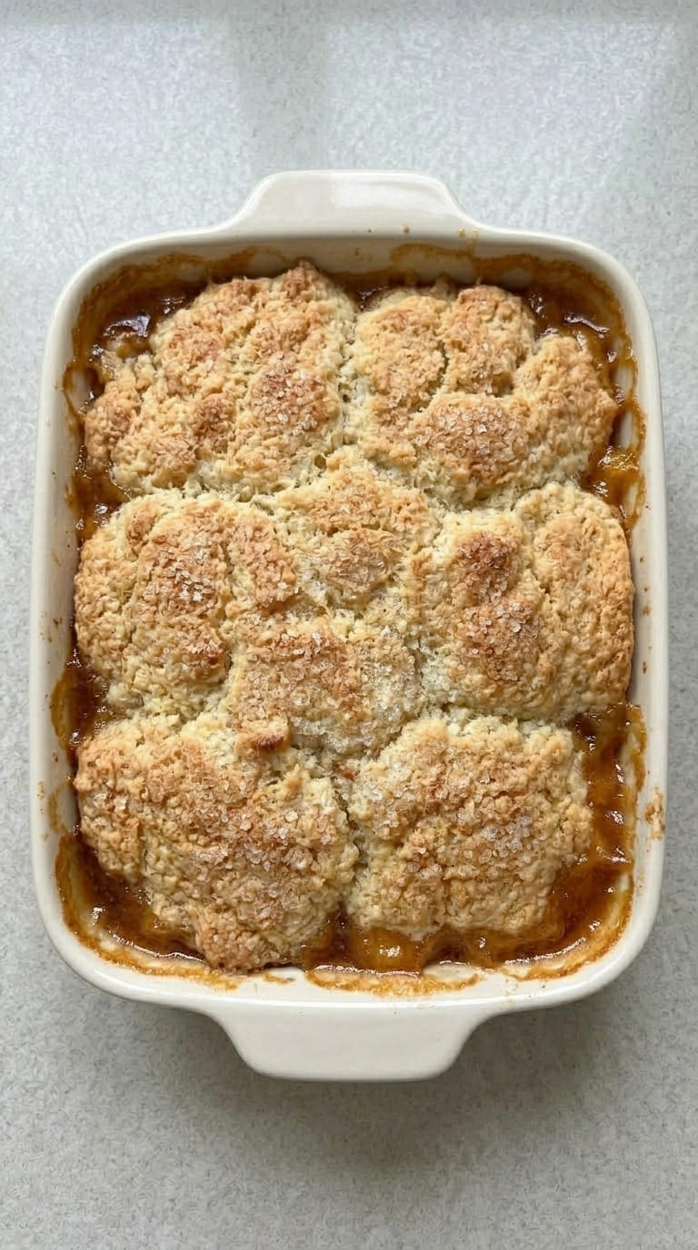 Peach Cobbler – Classic Southern Dessert (So Easy!)