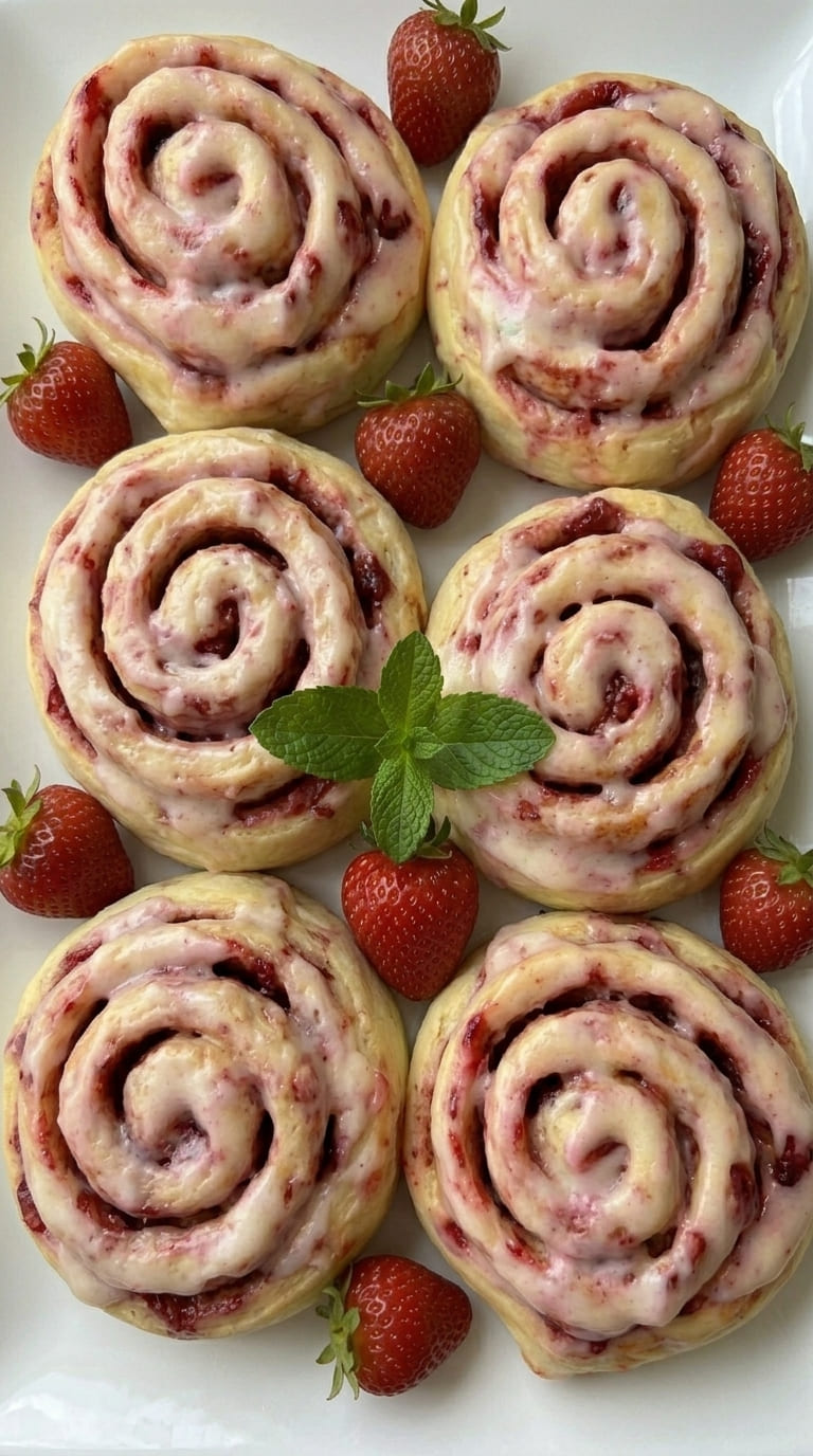 Best Strawberry Rolls – Soft Dough & Juicy Filling