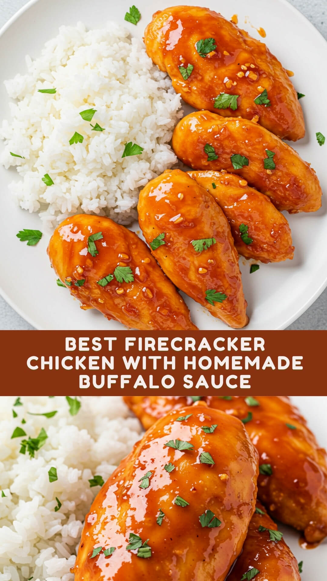 Best Firecracker Chicken with Homemade Buffalo Sauce