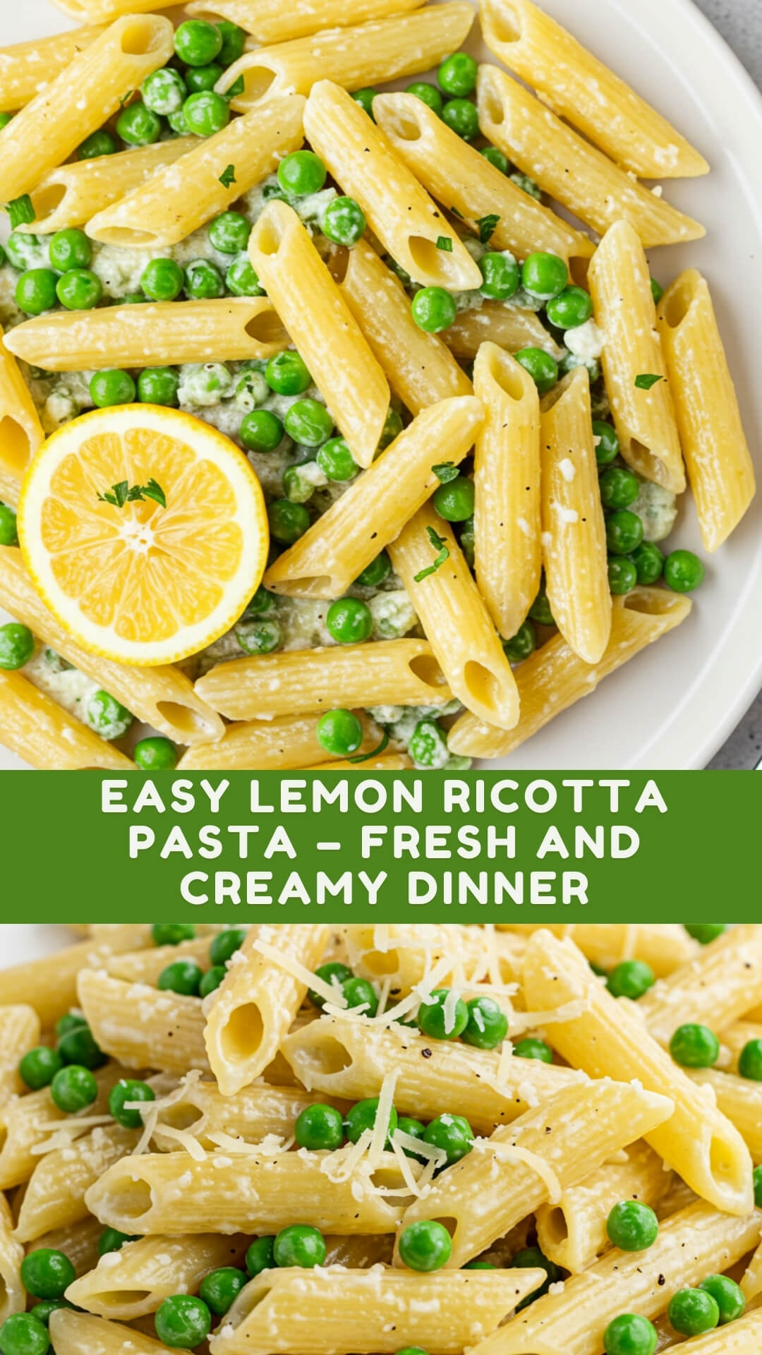 Easy Lemon Ricotta Pasta – Fresh and Creamy Dinner