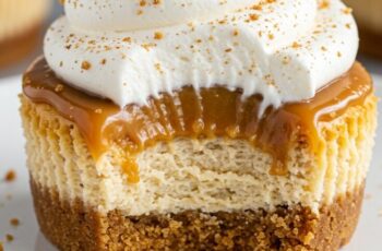 These mini caramel cheesecakes are creamy, bite-sized, and topped with silky golden caramel—ready in just 30 minutes and perfect for parties or indulgent snacking.