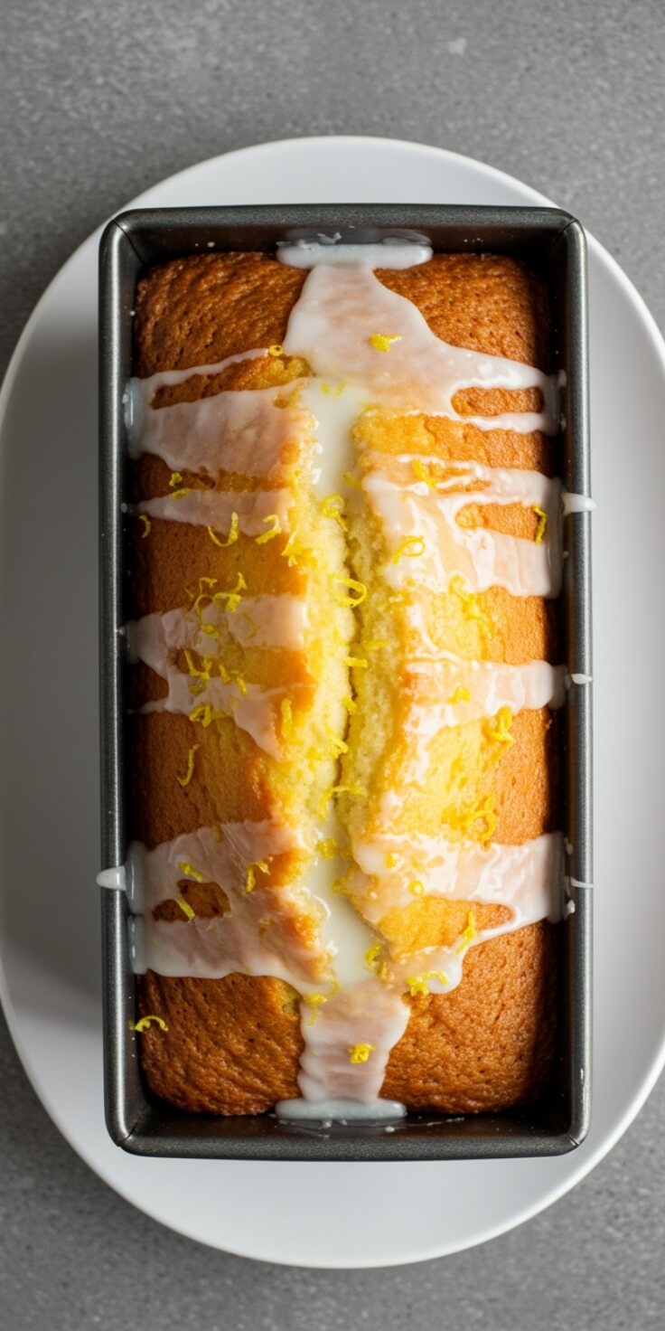Moist, tender lemon loaf infused with bright citrus flavor and finished with a sweet, tangy lemon glaze that melts into every slice. It’s perfect for spring gatherings and afternoon tea. 🍋🍰☕