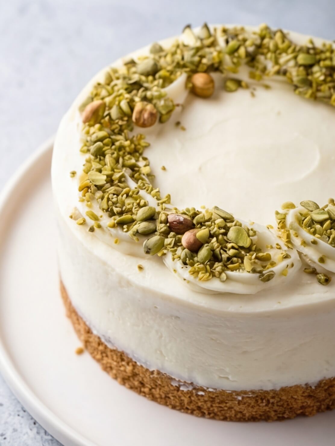 Pistachio Cake with Cream Cheese Frosting – Moist & Delicious